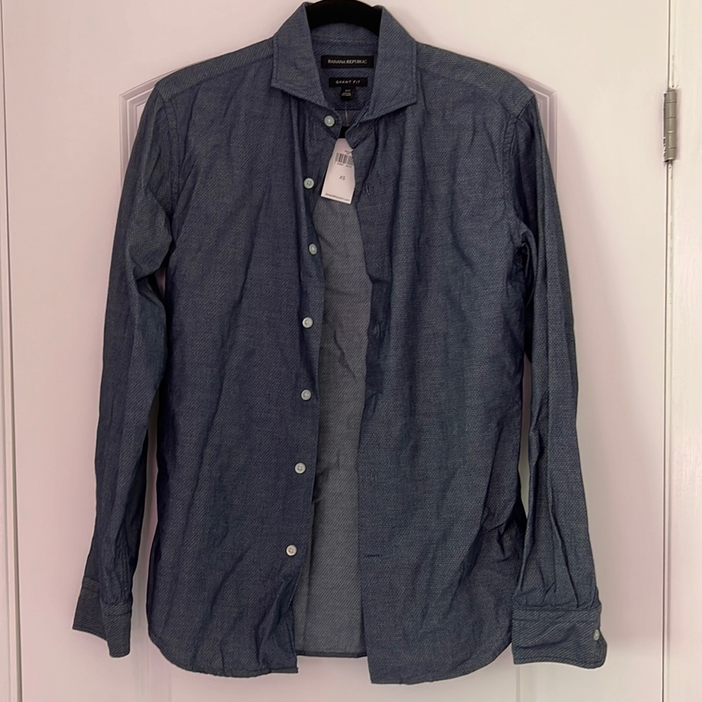 Banana republic long sleeve button down